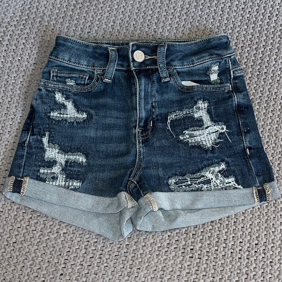 SO brand jean shorts, color blue, size 1/25 - Picture 1 of 4
